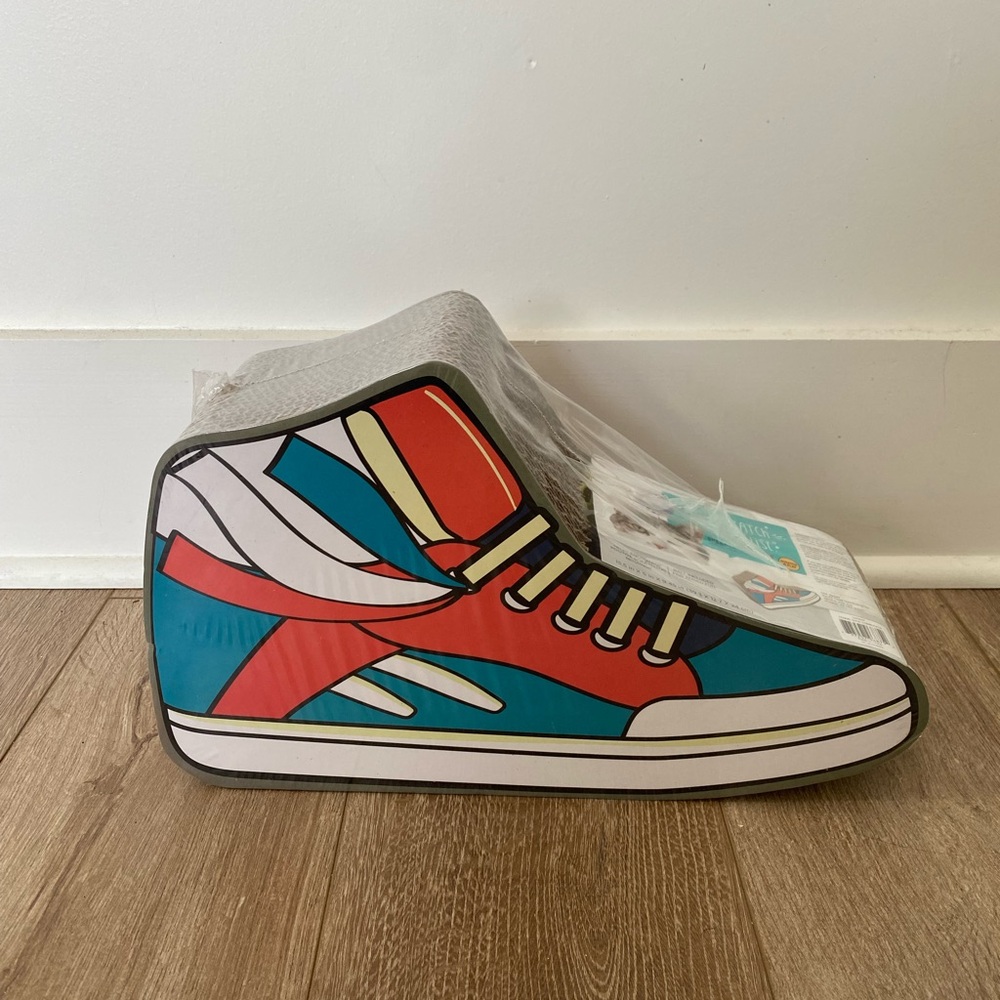 Retro Cat-Scratcher Sneaker Toy